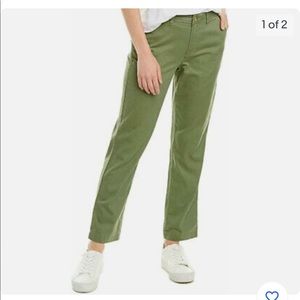 J.Crew Women's Slim Chino Cropped Leg Pants | Green - Size 14